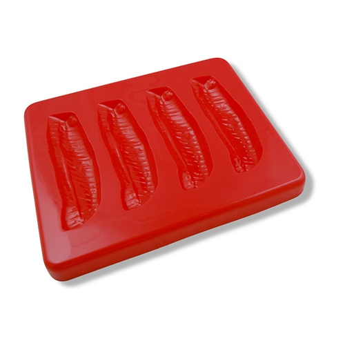 Puree Food Molds Silicone Rubber Sliced Meat Mold - 11 1/4L x 9 1/2W x 1H