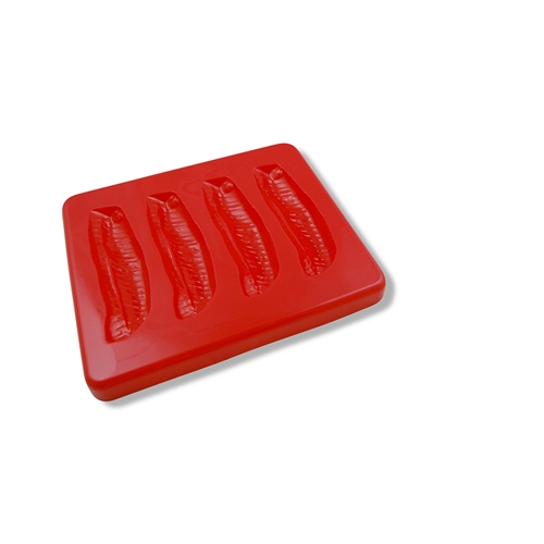 Puree Food Molds Silicone Rubber Fish Fillet Mold - 11 1/4L x 9 1/2W x 1H