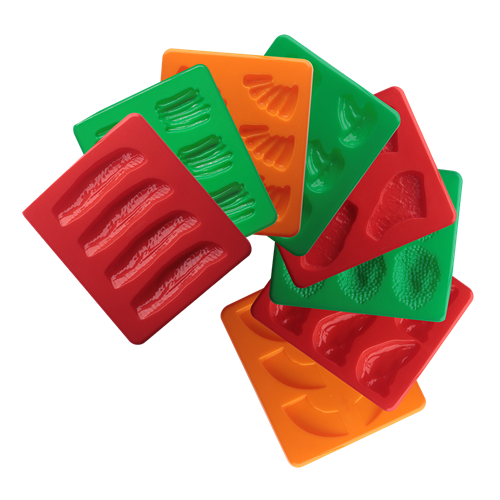 PUREE FOOD MOLDS Silicone Rubber Fish Fillet Mold - 11 1/4 L x 9 1/2 W x  1 H