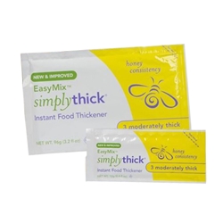  SimplyThick EasyMix, 50 Count of 48g Bulk-Serving Packets, Gel Thickener for Those with Dysphagia & Swallowing Disorders